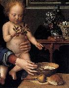 Gerard David Virgin and Child with the Milk Soup oil painting